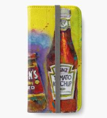 Tabasco - Gulden - Heinz Ketchup - Kitchen Art iPhone Wallet/Case/Skin