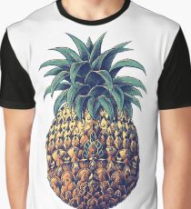 Ornate Pineapple (Color Version) Graphic T-Shirt