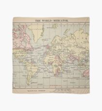 Vintage Map of The World (1914) Scarf