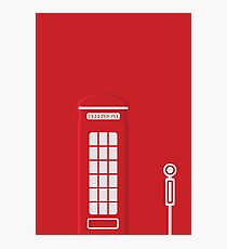 telephone box Photographic Print