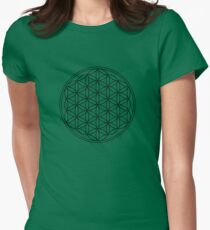The flower of life Women's Fitted T-Shirt