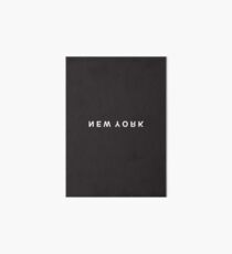 New York Minimalist Black and White - Trendy/Hipster Typography Art Board