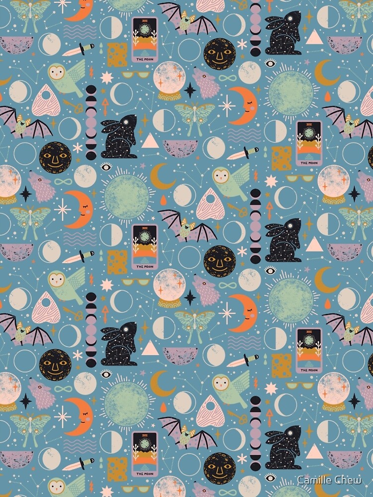 Lunar Pattern: Blue Moon by LordofMasks