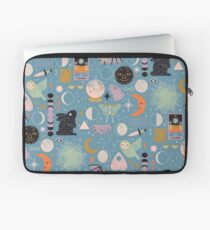 Funda para portátil Patrón Lunar: Luna Azul