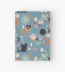 Lunar Pattern: Blue Moon Hardcover Journal