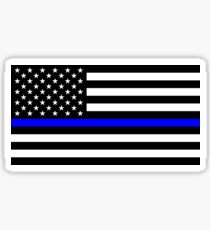 Pegatina Las vidas azules importan la bandera americana