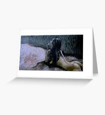 La pioggia su di me Greeting Card