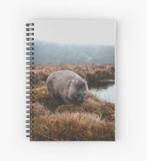 Tasmanian Wombat Spiral Notebook