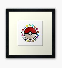 Pokemon Pokeball Framed Print