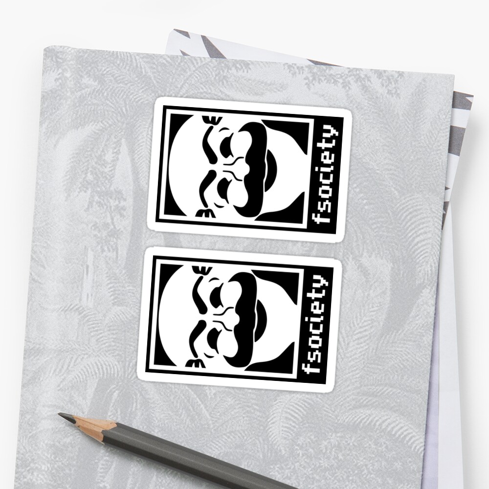  fsociety  Stickers  by pancom Redbubble