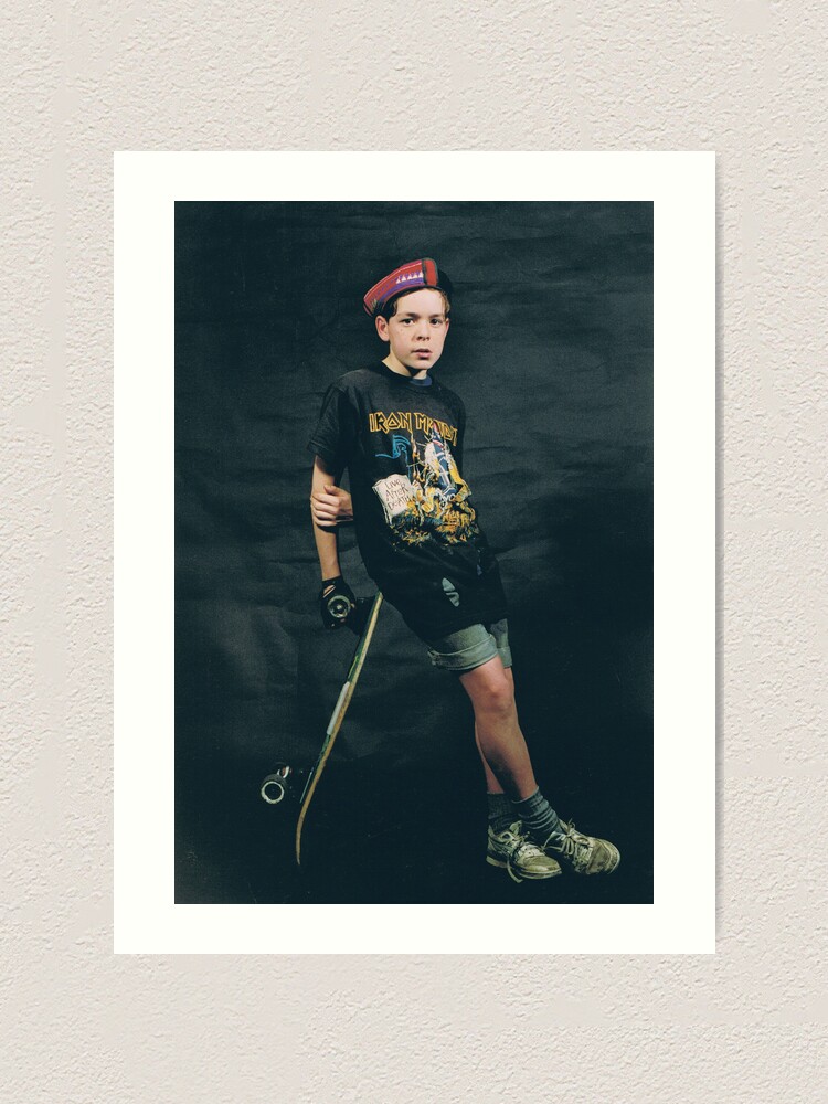 Alternate view of Barry and his Board 1991 Art Print