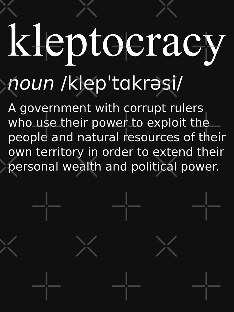 Image result for kleptocracy definition