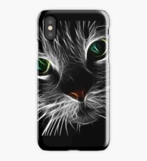Neon Cat iPhone Case