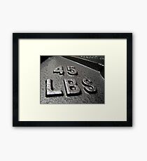 weight Framed Print