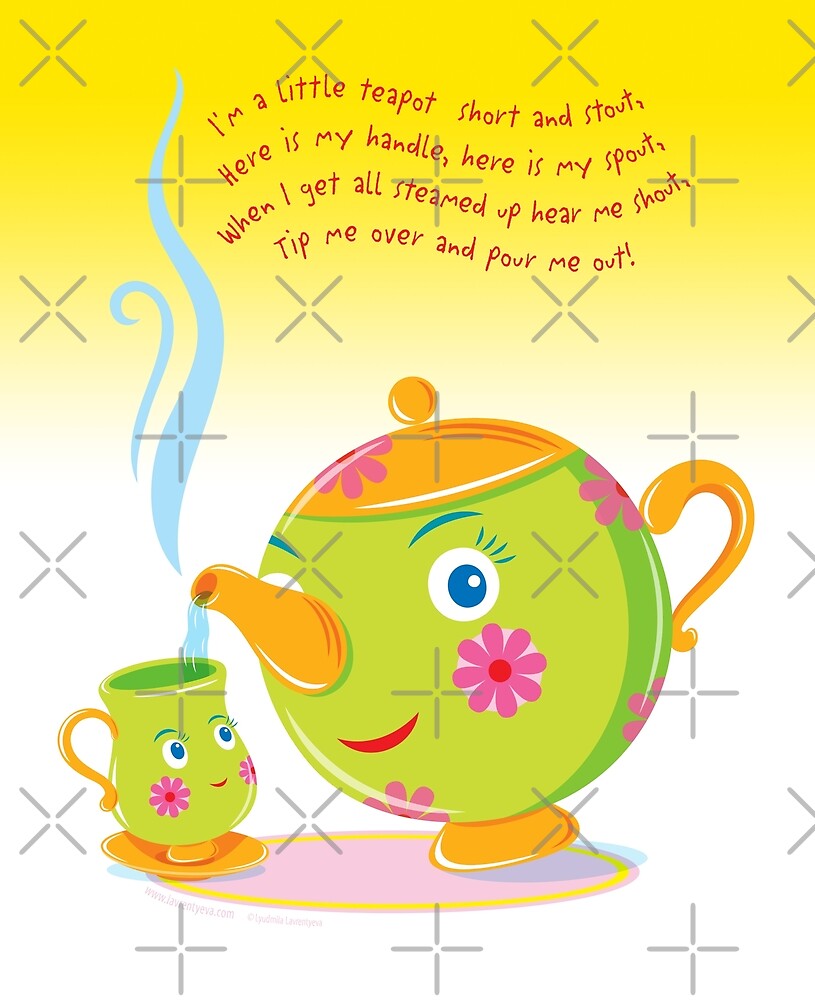 "Little Teapot" by Lyuda Redbubble