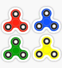 fidget spinner stickers (colored) Sticker