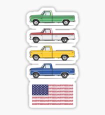 Vier 73-79 USA Trucks Sticker