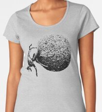 Dung Beetle Rolling Dung Ball | Afrikanische Wildtiere Frauen Premium T-Shirts