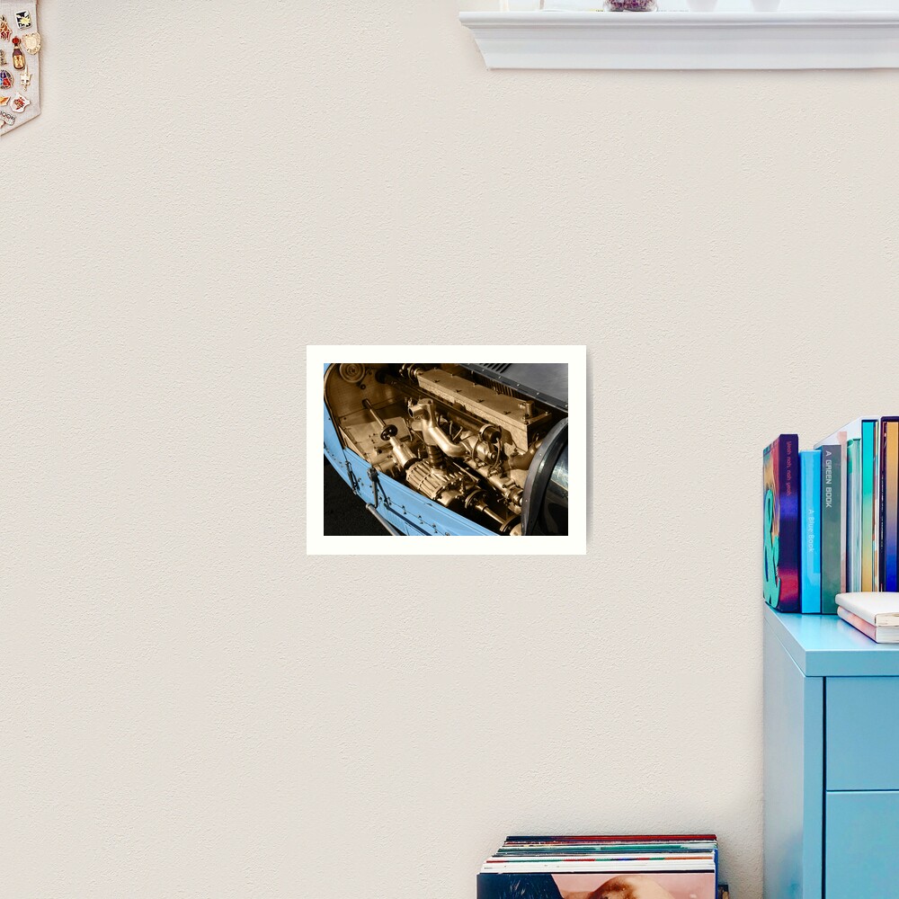 Heart of a Bugatti Art Print