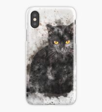 Abstract Cat Lover iPhone Case