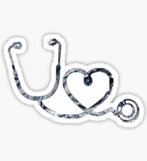 Stethoscope Marble Sticker