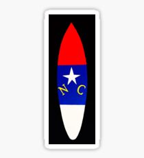 NC Surfboard Sticker