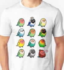 Chubby Lovebirds Unisex T-Shirt
