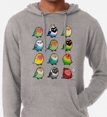 Chubby Lovebirds Leichter Hoodie