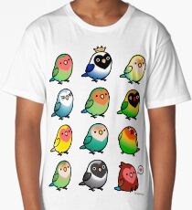 Chubby Lovebirds Long T-Shirt