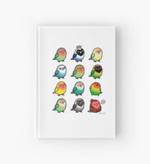 Chubby Lovebirds Hardcover Journal