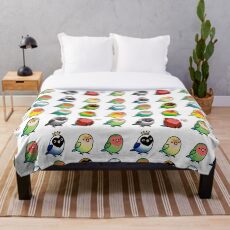 Tourtereaux joufflus Plaid