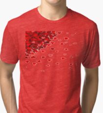 RAIN OF HEARTS Tri-blend T-Shirt