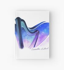 Galaxy Harp Hardcover Journal