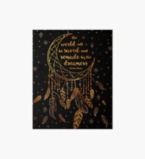 Saved and Remade - gold Art Board