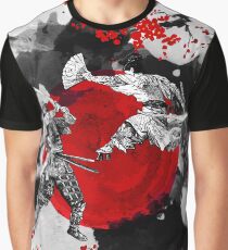 Samurai Fighting Graphic T-Shirt