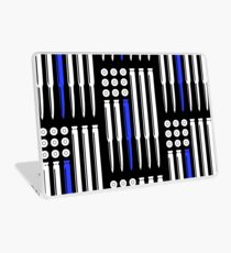 Police Blue Line Laptop Skin