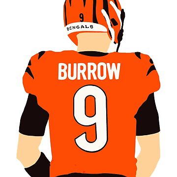 Joe Burrow 9 Magnet for Sale by CliffTamas