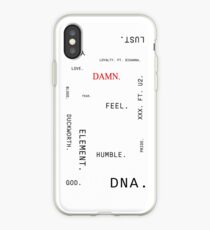 DAMN. text (Kendrick Lamar album) iPhone Case