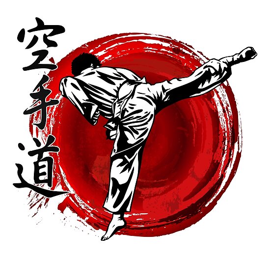 "Karate" Poster by DCornel | Redbubble