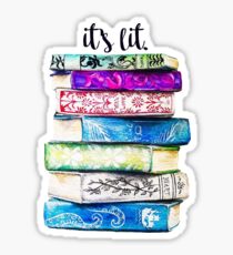 college it's lit Sticker