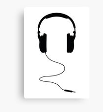 Headphones Canvas Print