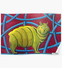 404 - MICHELIN MANX - DAVE EDWARDS - COLOURED PENCILS - 2014 Poster