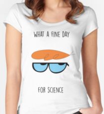 Dexter's Lab Women's Fitted Scoop T-Shirt