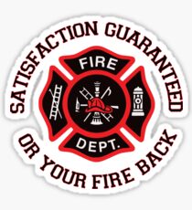 Firefighter Humor Funny Sticker