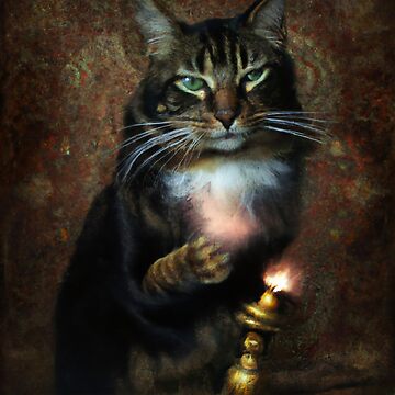 Victoria the Cat, with throne and tea kettle (Baroque) Art Board Print for  Sale by thecatandkettle