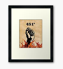 Fahrenheit 451 - Ray Bradbury Framed Print