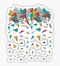 Flying paper planes Sticker