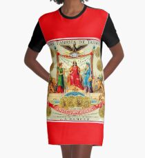 KUBANISCHE ZIGARRE; Vintage Werbepreise drucken T-Shirt Kleid