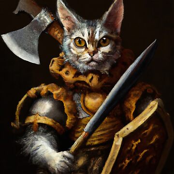 Victoria the Cat, with throne and tea kettle (Baroque) Art Board Print for  Sale by thecatandkettle