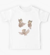 Camiseta para niños Gran lote de lechuza cornuda